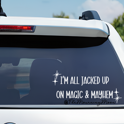 Magic & mayhem decal