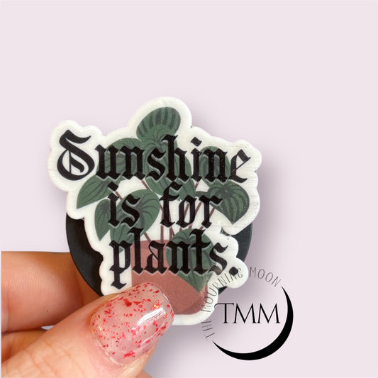 Sunshines for plants shaped phone grip