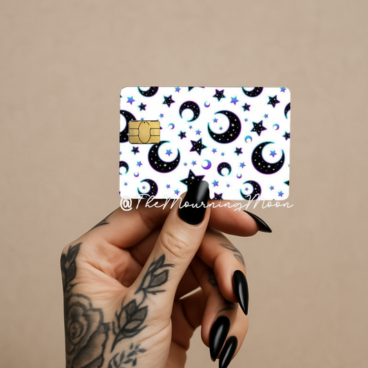 Crescent moons credit card skin