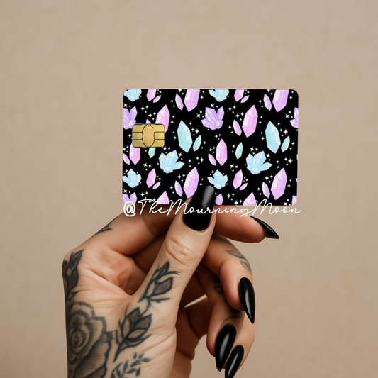 Crystals credit card skin