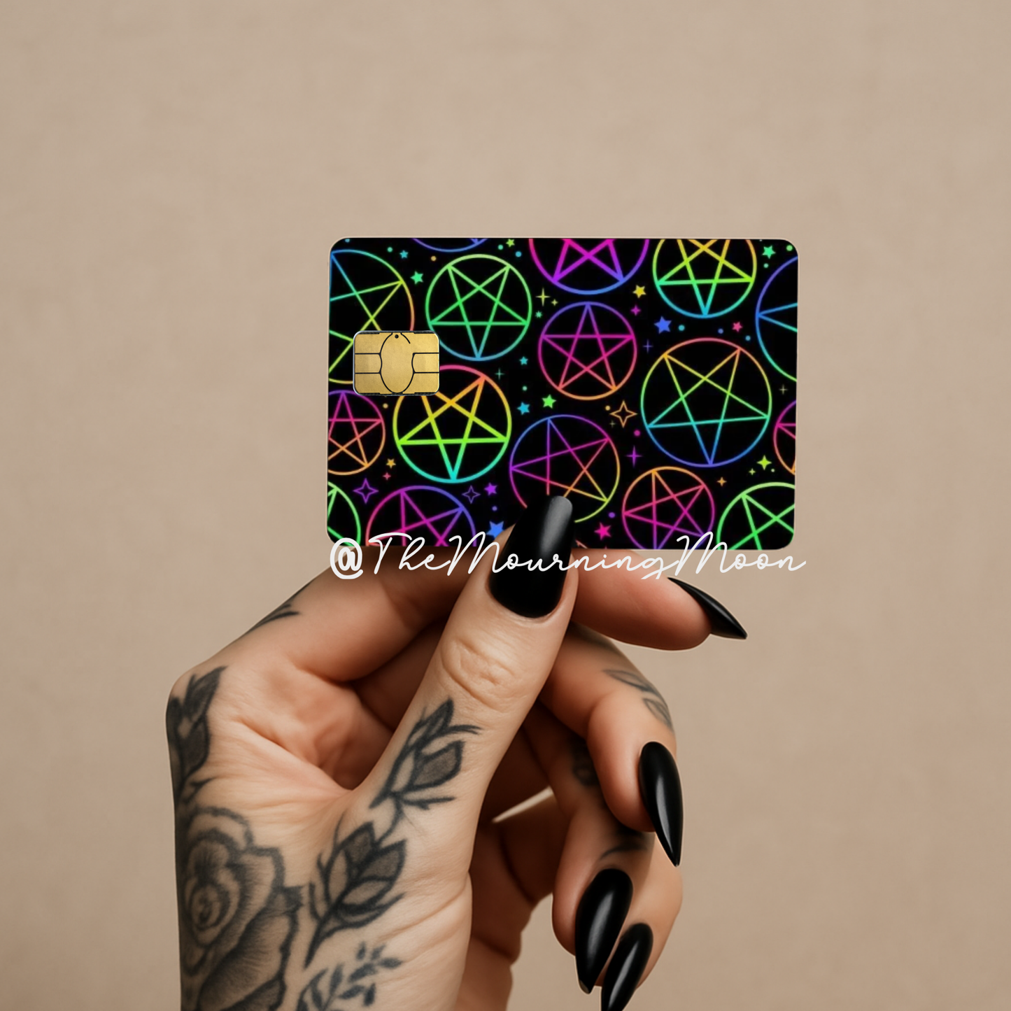 Pentagram credit card skin