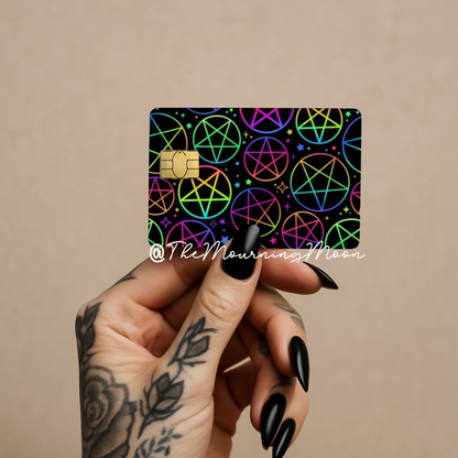 Pentagram credit card skin