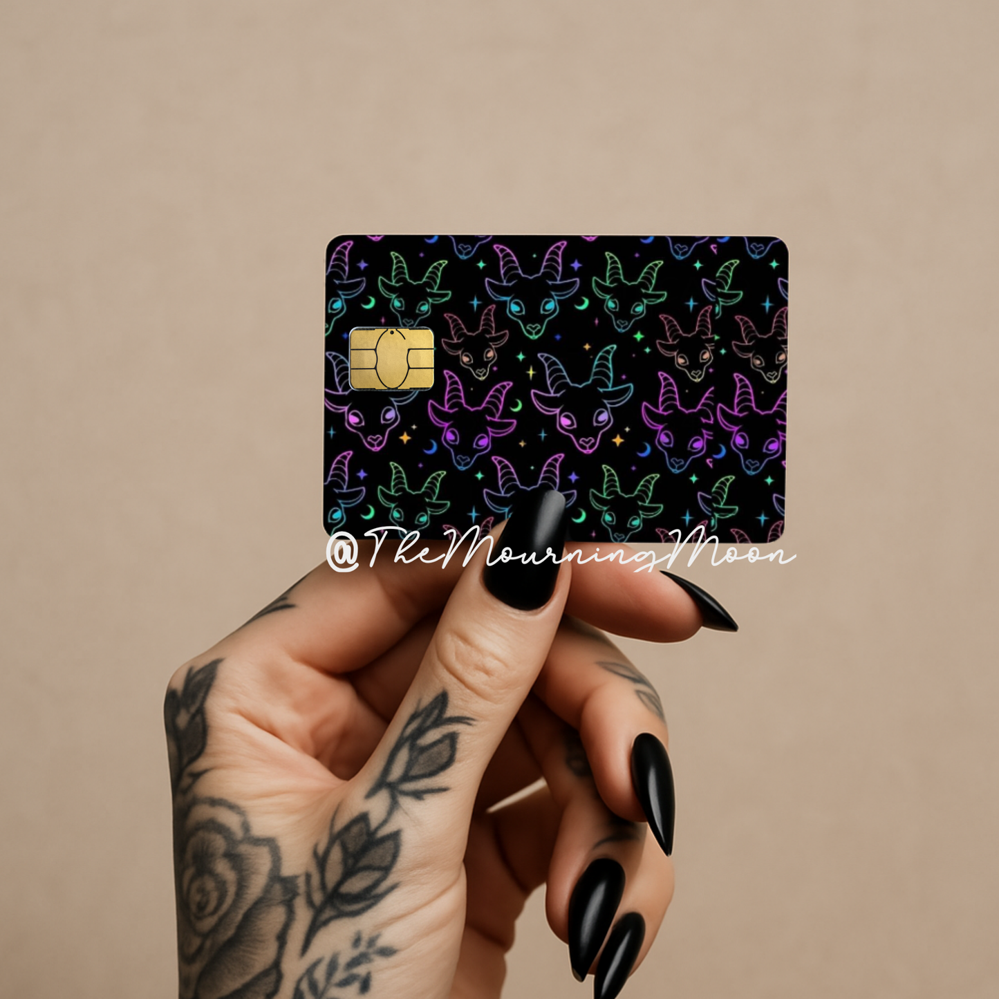 Baphomet credit card skin