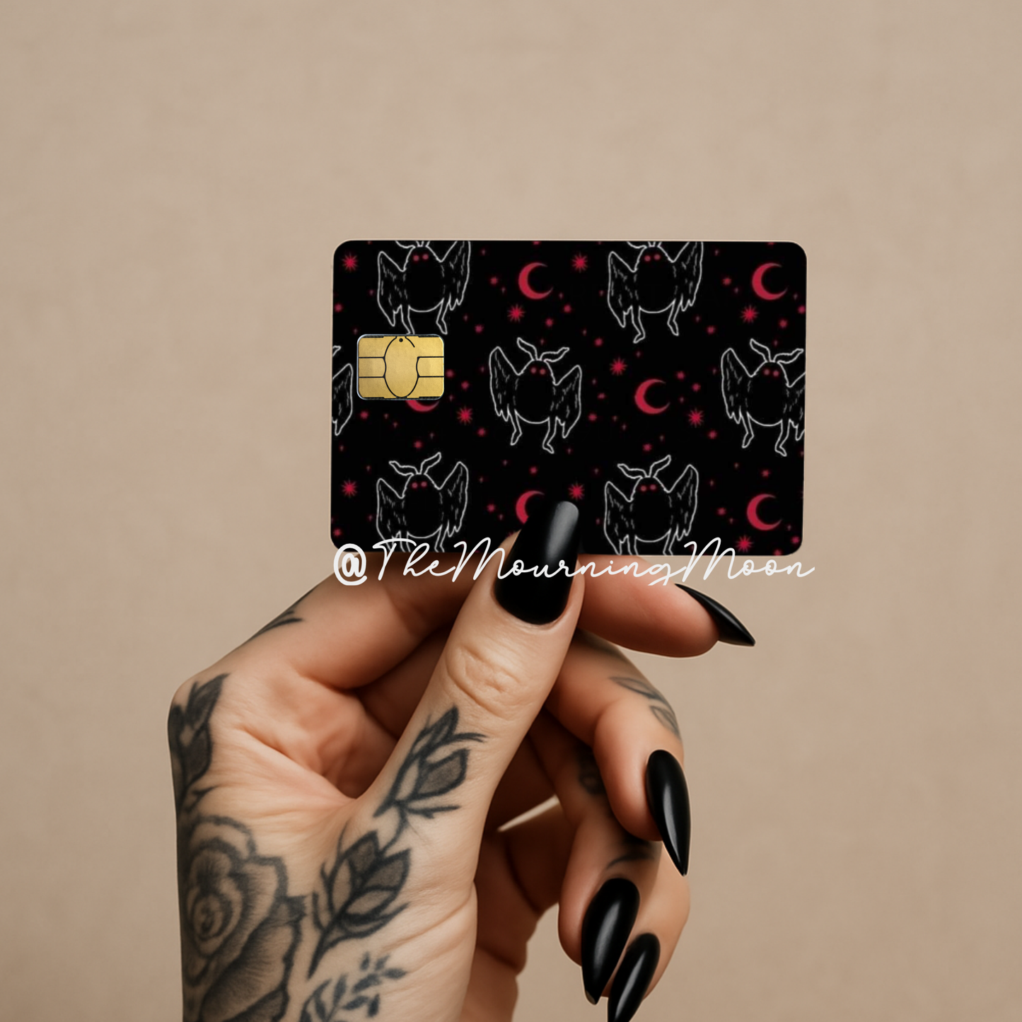 Mothman credit card skin