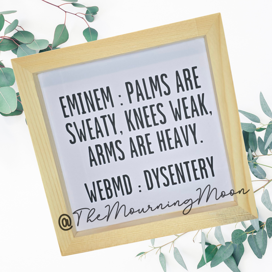 Eminem wooden sign