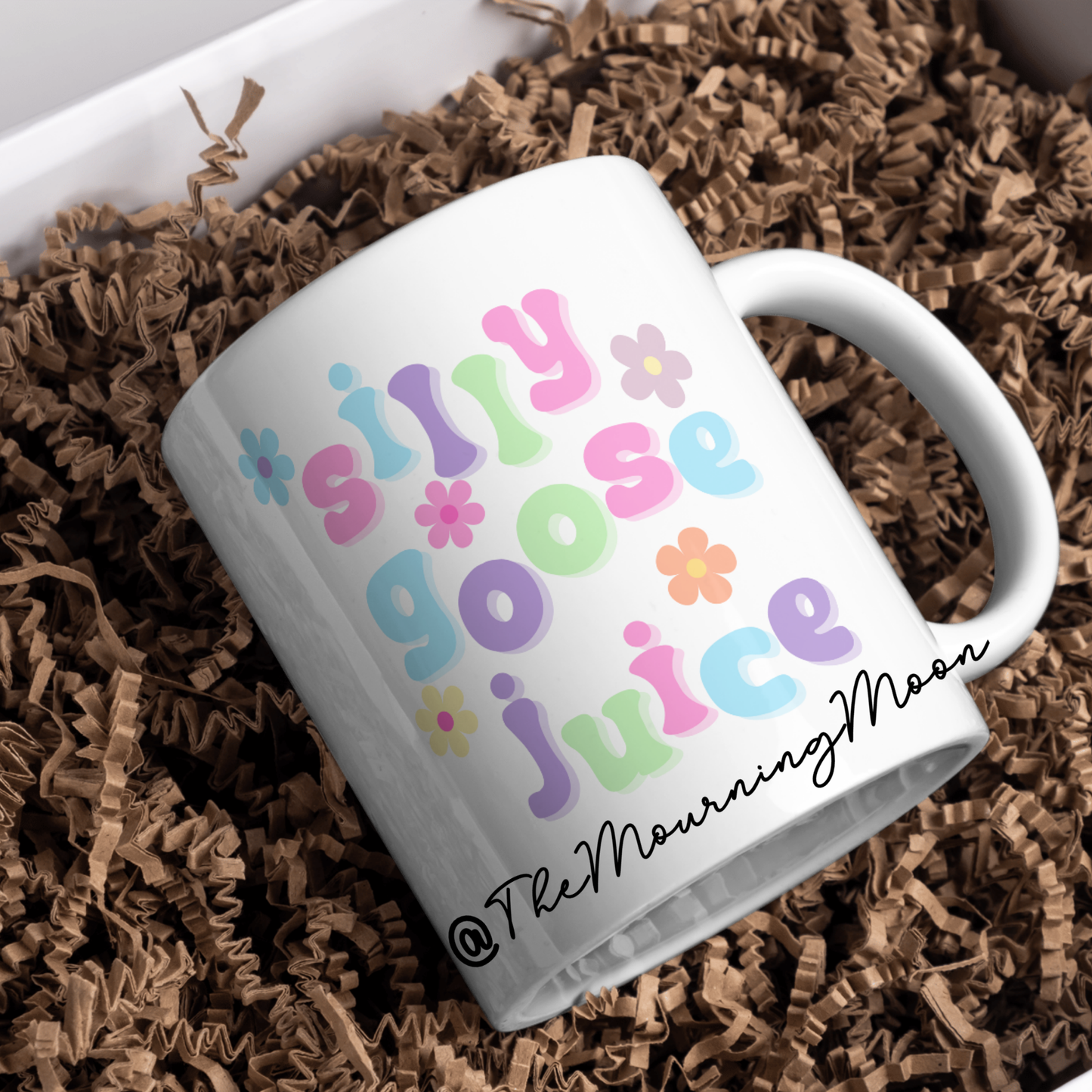 Silly goose juice coffee mug