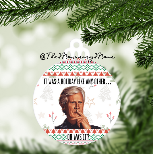 Keith Morrison christmas ornament