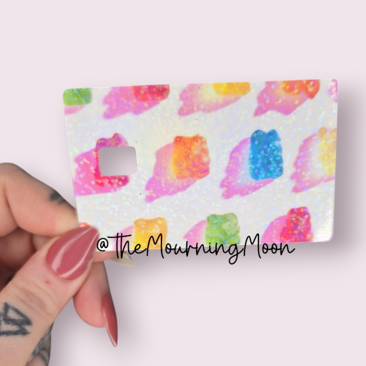 Gummy bear credit card skin