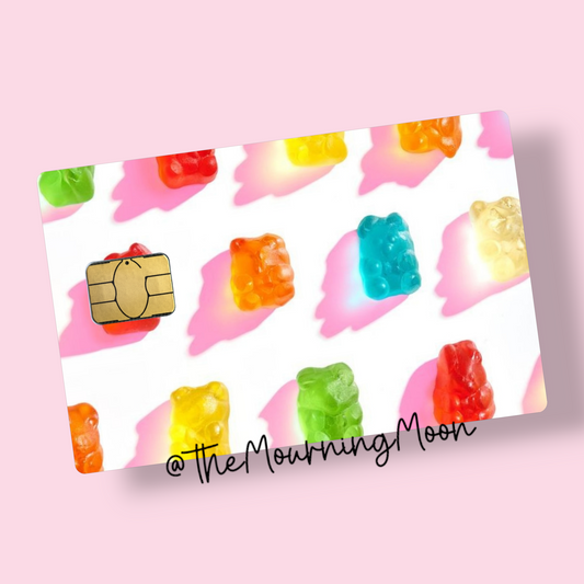 Gummy bear credit card skin